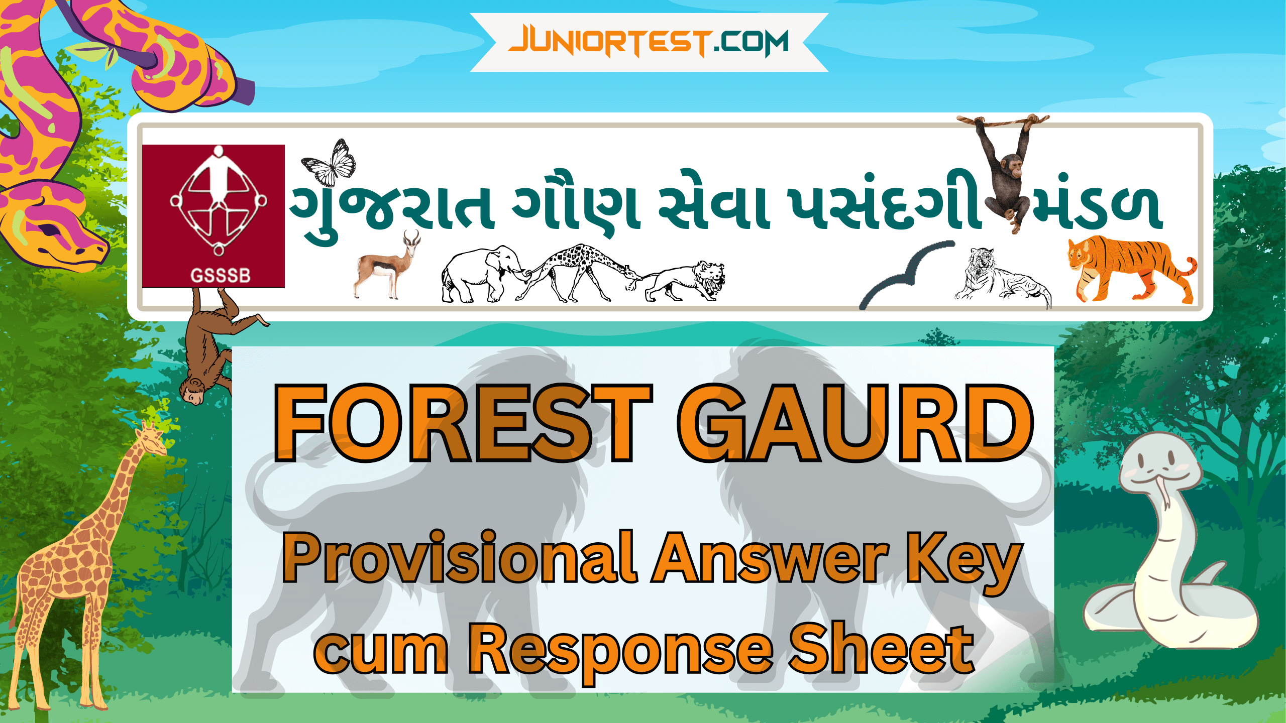 Provisional Answer Key cum Response Sheet