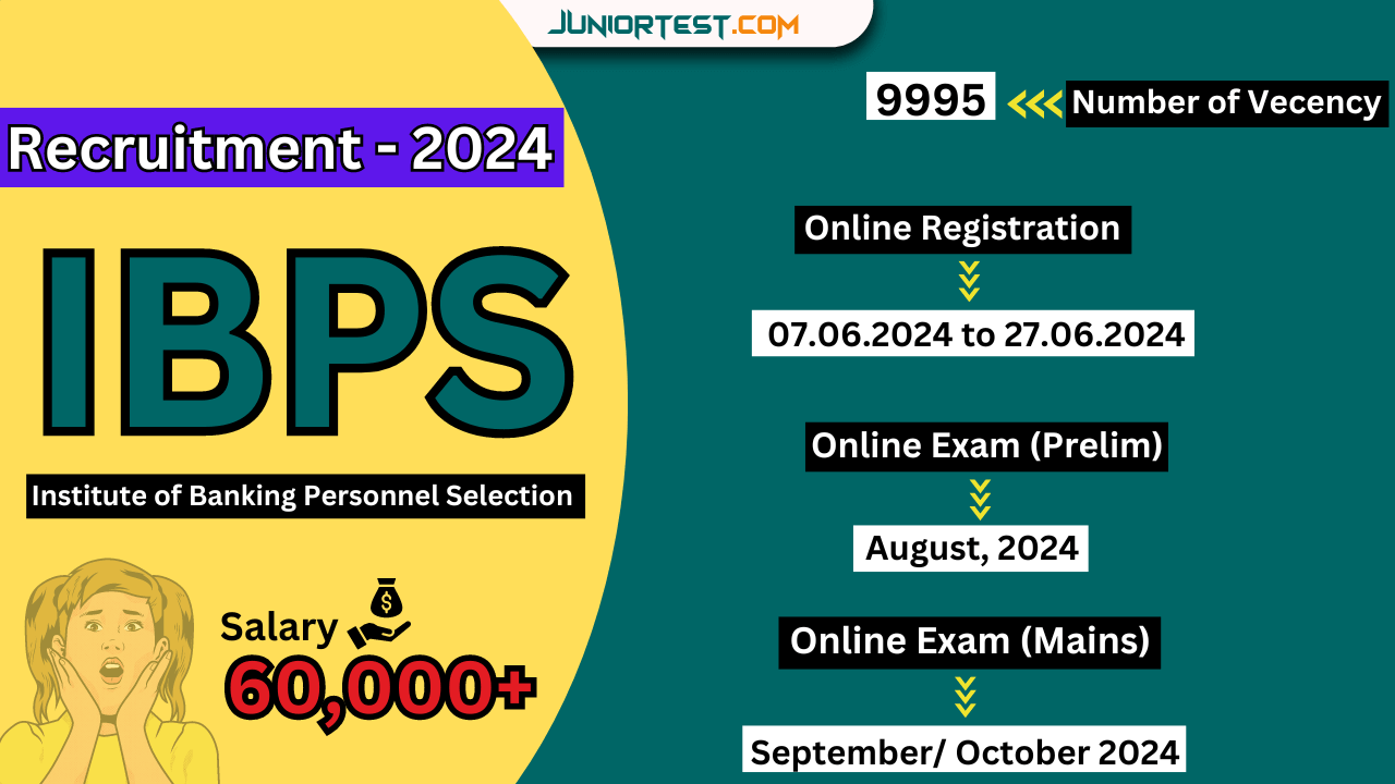 બેંકિંગ કર્મચારી પસંદગી સંસ્થા (IBPS) ભરતી 2024